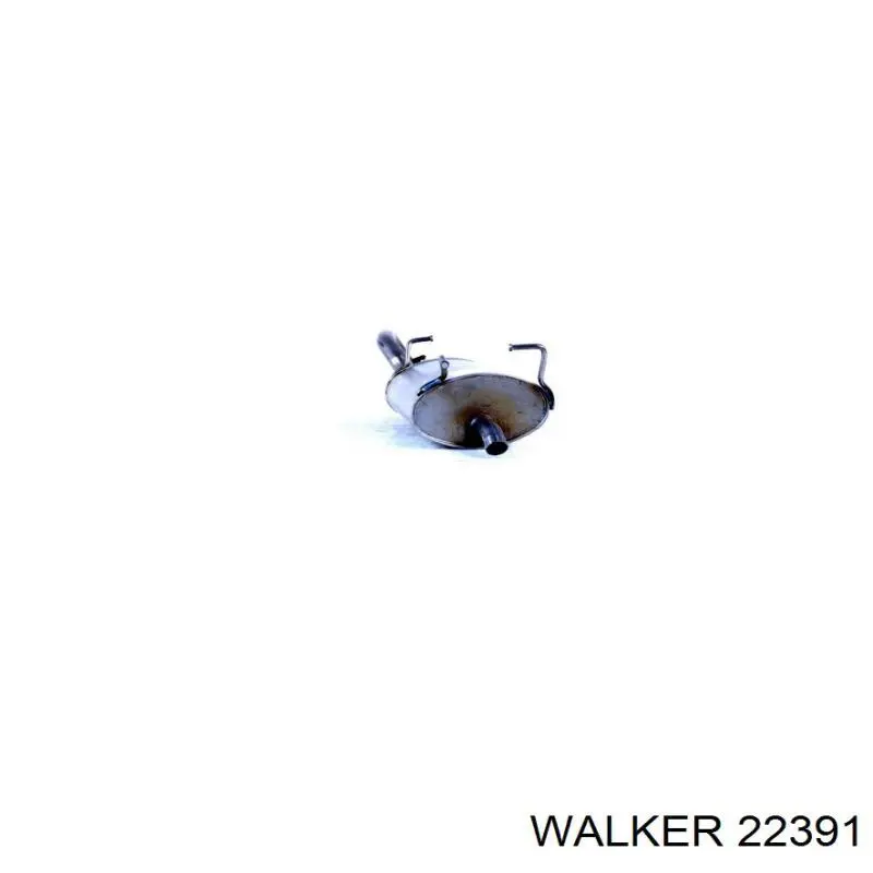 Silenciador trasero 22391 Walker