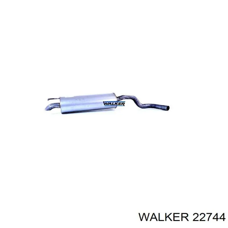 22744 Walker silenciador posterior