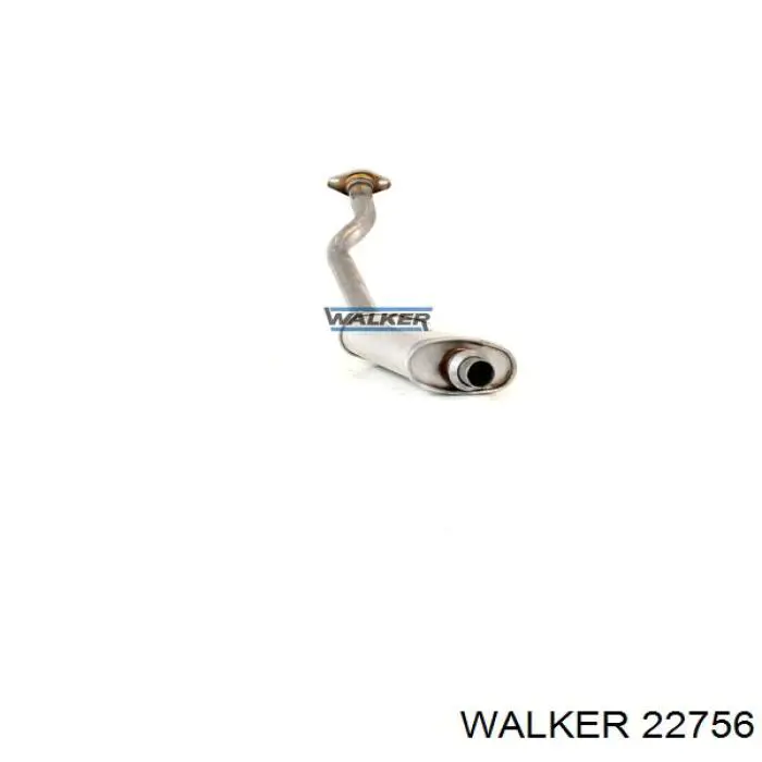 22756 Walker tubo de admisión del silenciador de escape delantero