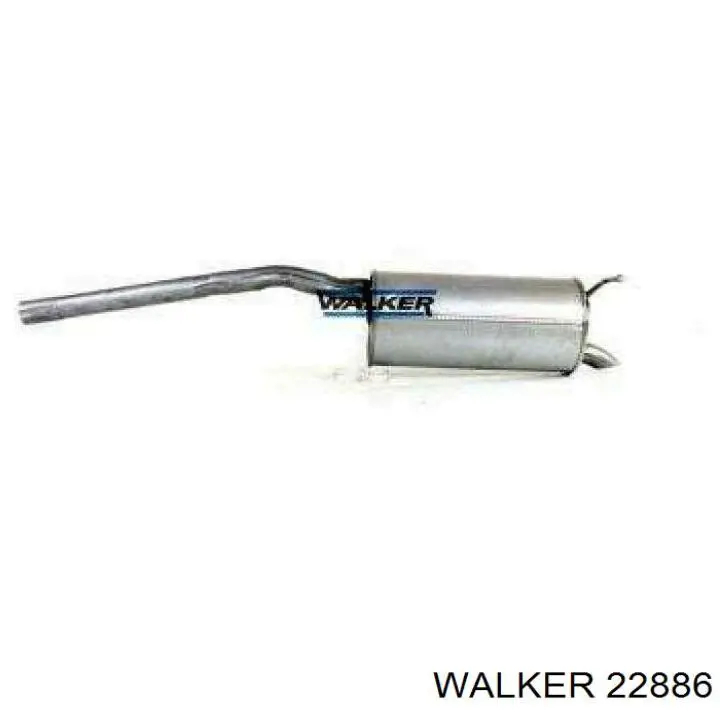 22886 Walker silenciador posterior
