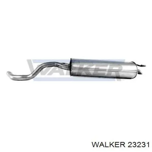 23231 Walker silenciador posterior