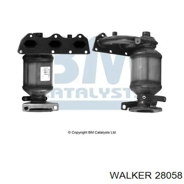 03E253020Q VAG Catalizador de gasolina y diésel