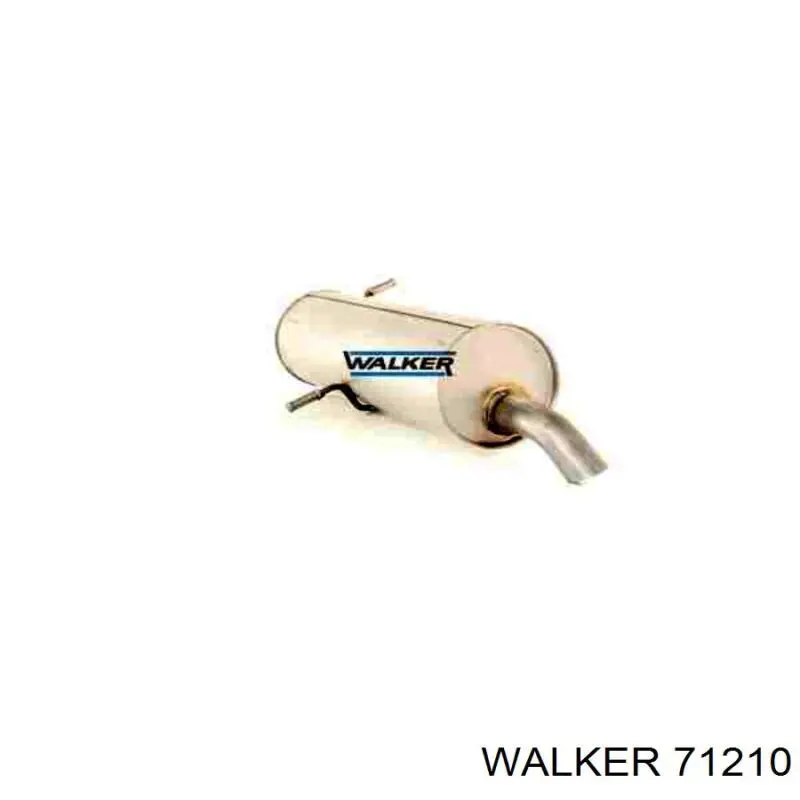 71210 Walker silenciador posterior