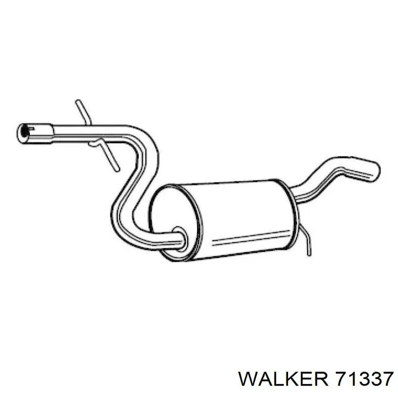 71337 Walker Silenciador central