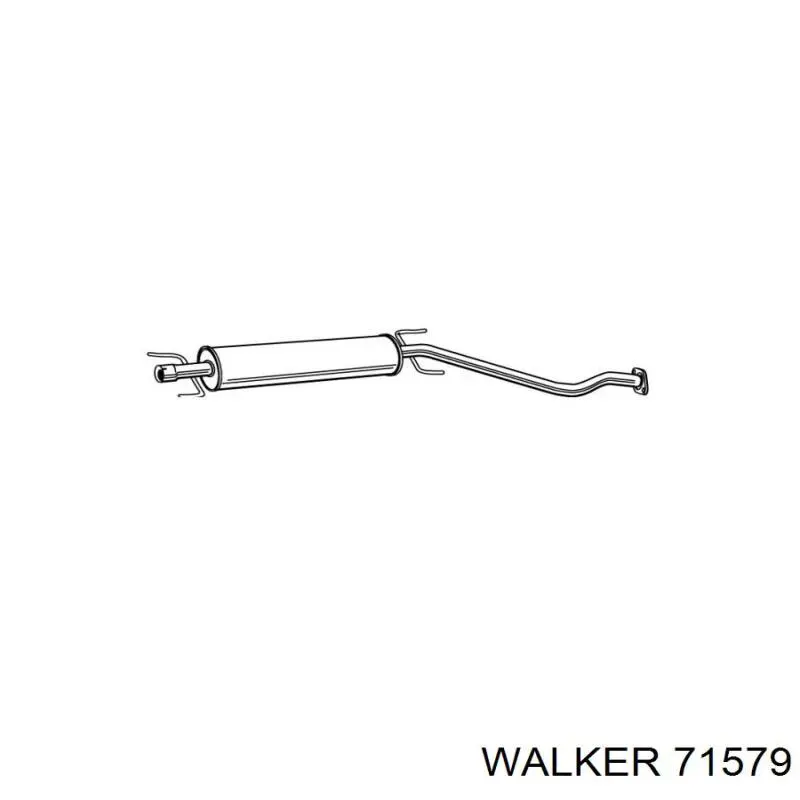 71579 Walker silenciador del medio