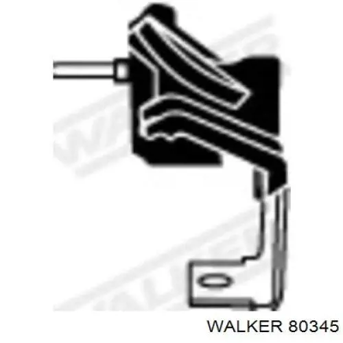 Soporte escape 80345 Walker