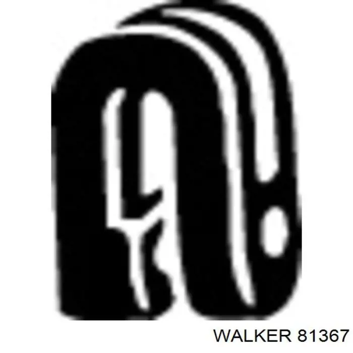 81367 Walker soporte, silenciador