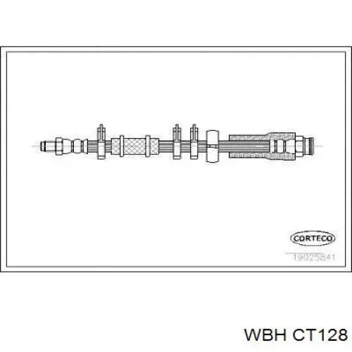 CT128 WBH latiguillo de freno delantero