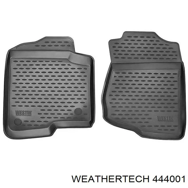 444001 Weathertech juego de esteras, delanteras + traseras