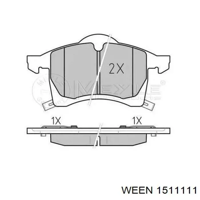 Pastillas de freno delanteras Opel Corsa X12