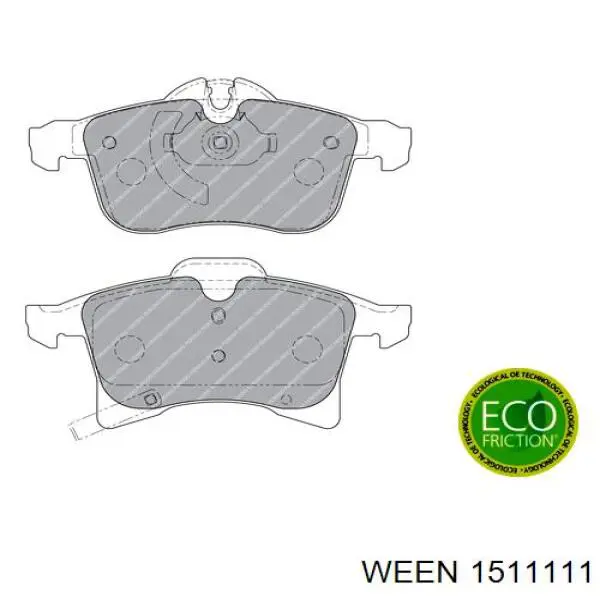 Pastillas de freno delanteras Opel Corsa X12