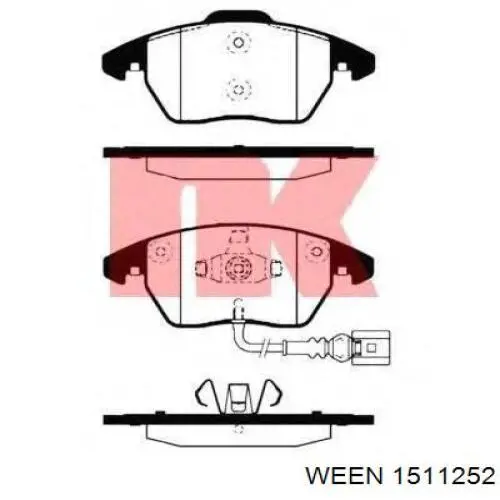 Pastillas de freno delanteras Seat Leon 2 1P1