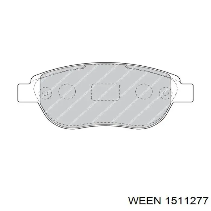 Pastillas de freno delanteras Citroen C3 1 FC