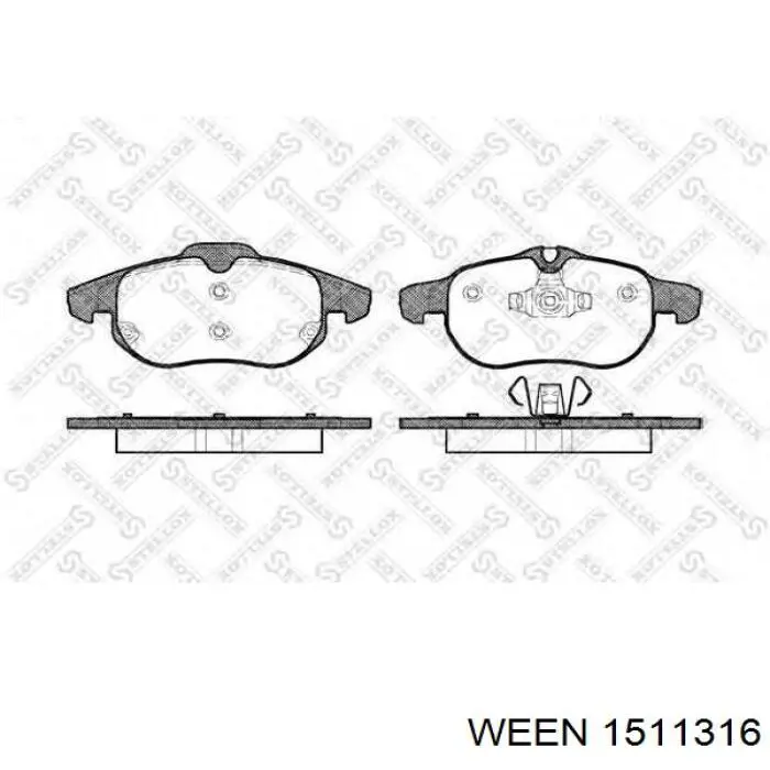Pastillas de freno delanteras Opel Vectra