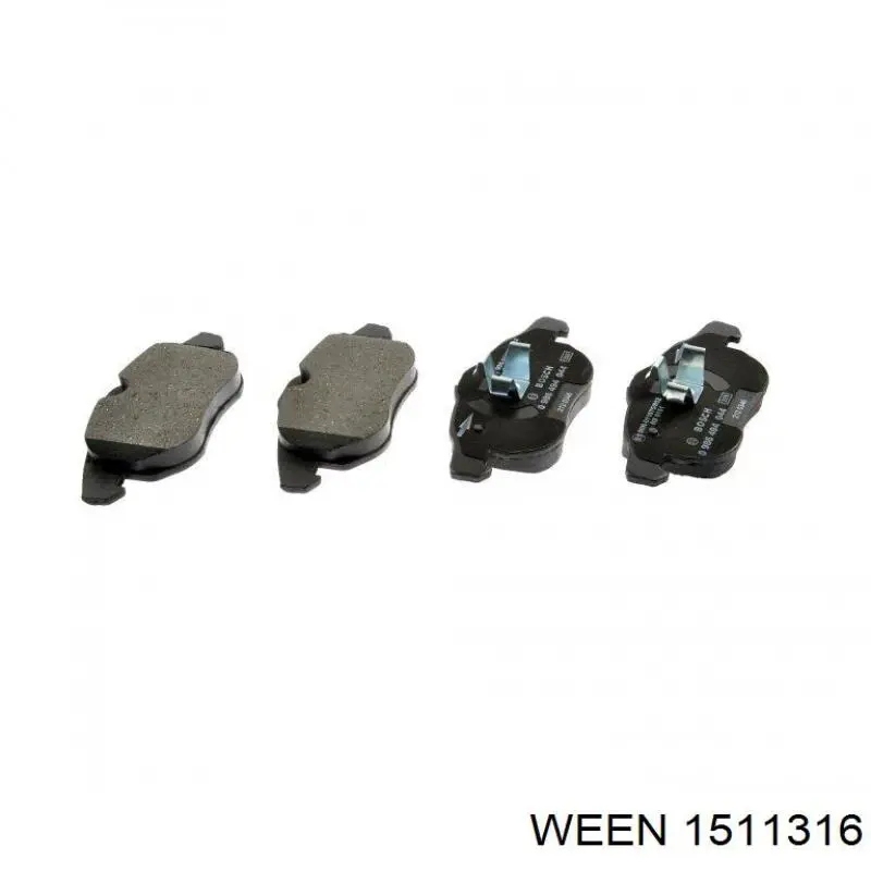 Pastillas de freno delanteras Opel Vectra