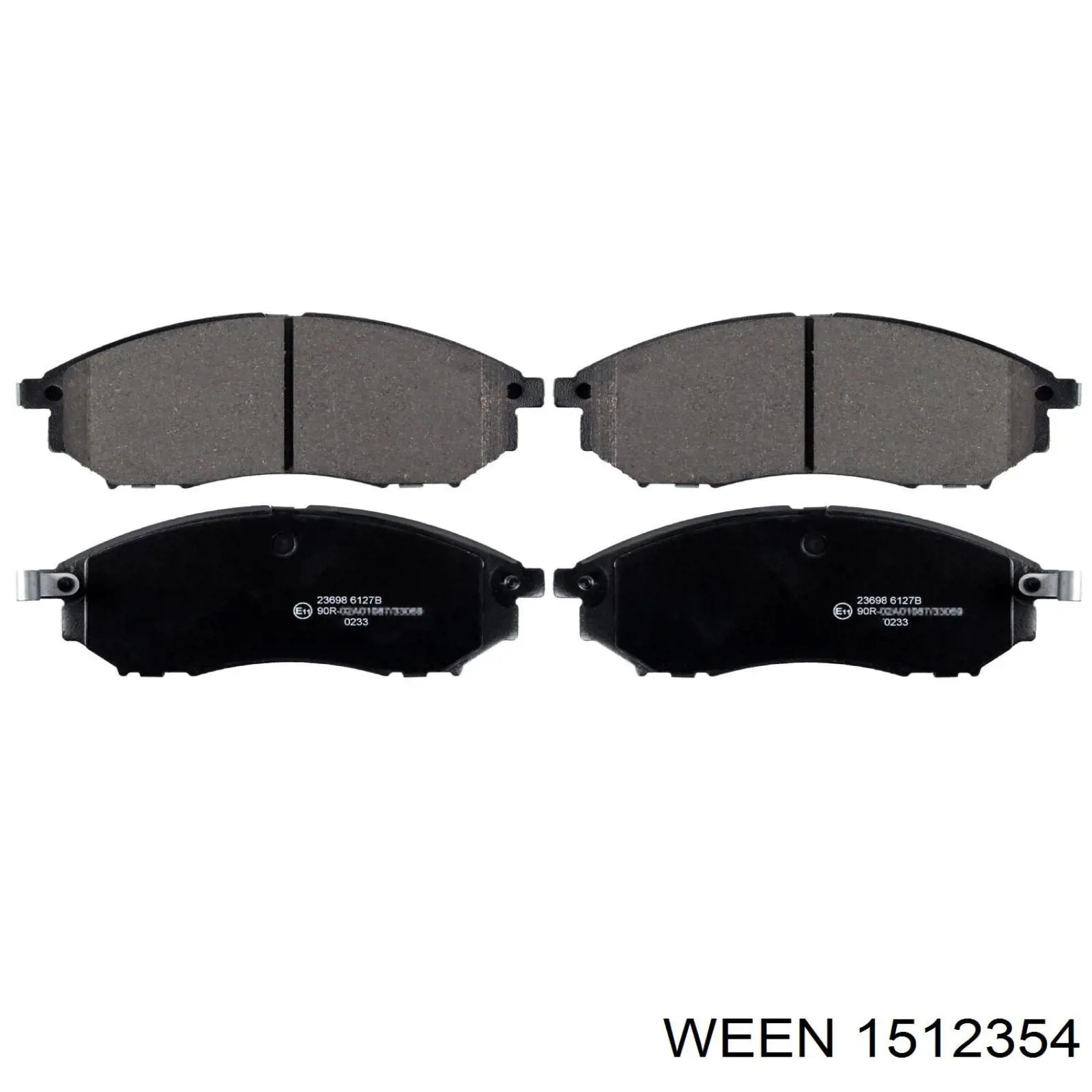 Pastillas de freno delanteras Nissan Navara D40M