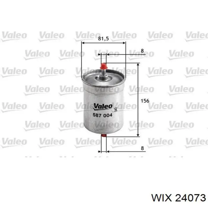 Filtro del refrigerante WIX 24073