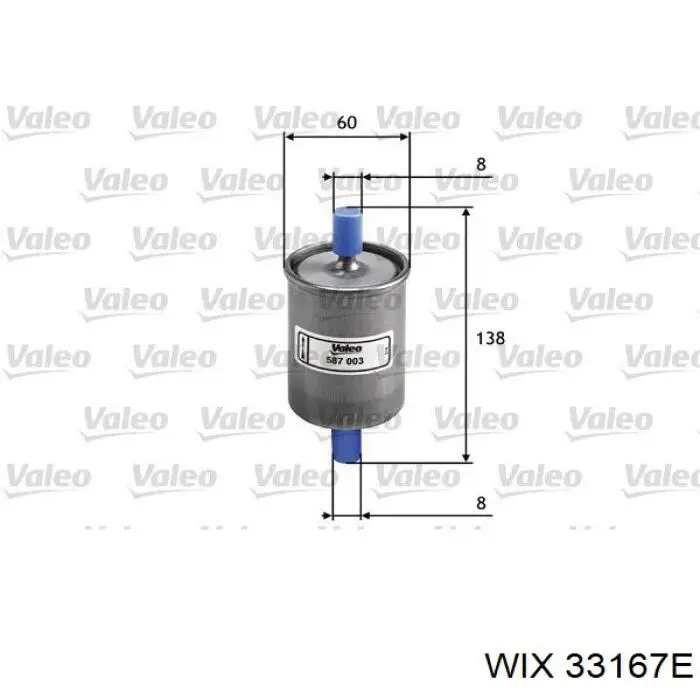 33167E WIX filtro combustible