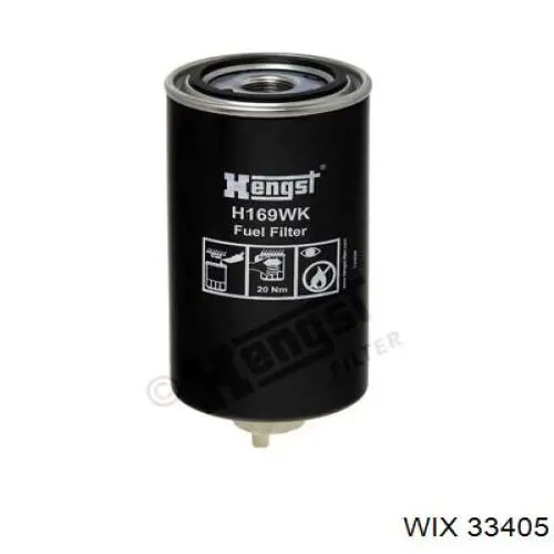 Filtro combustible WIX 33405 precio, desde 18,79 EUR