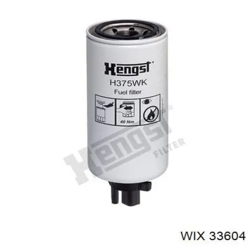 33604 WIX filtro combustible