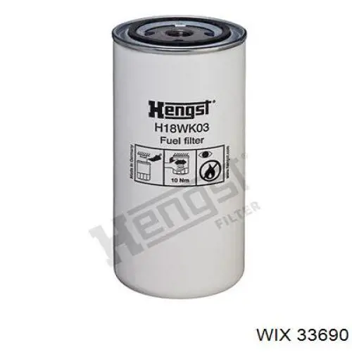 33690 WIX filtro combustible