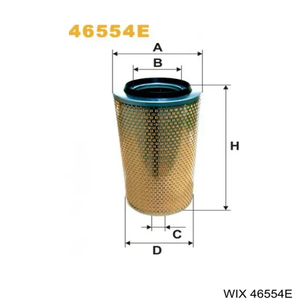 Comprar 46554E WIX Filtro de aire