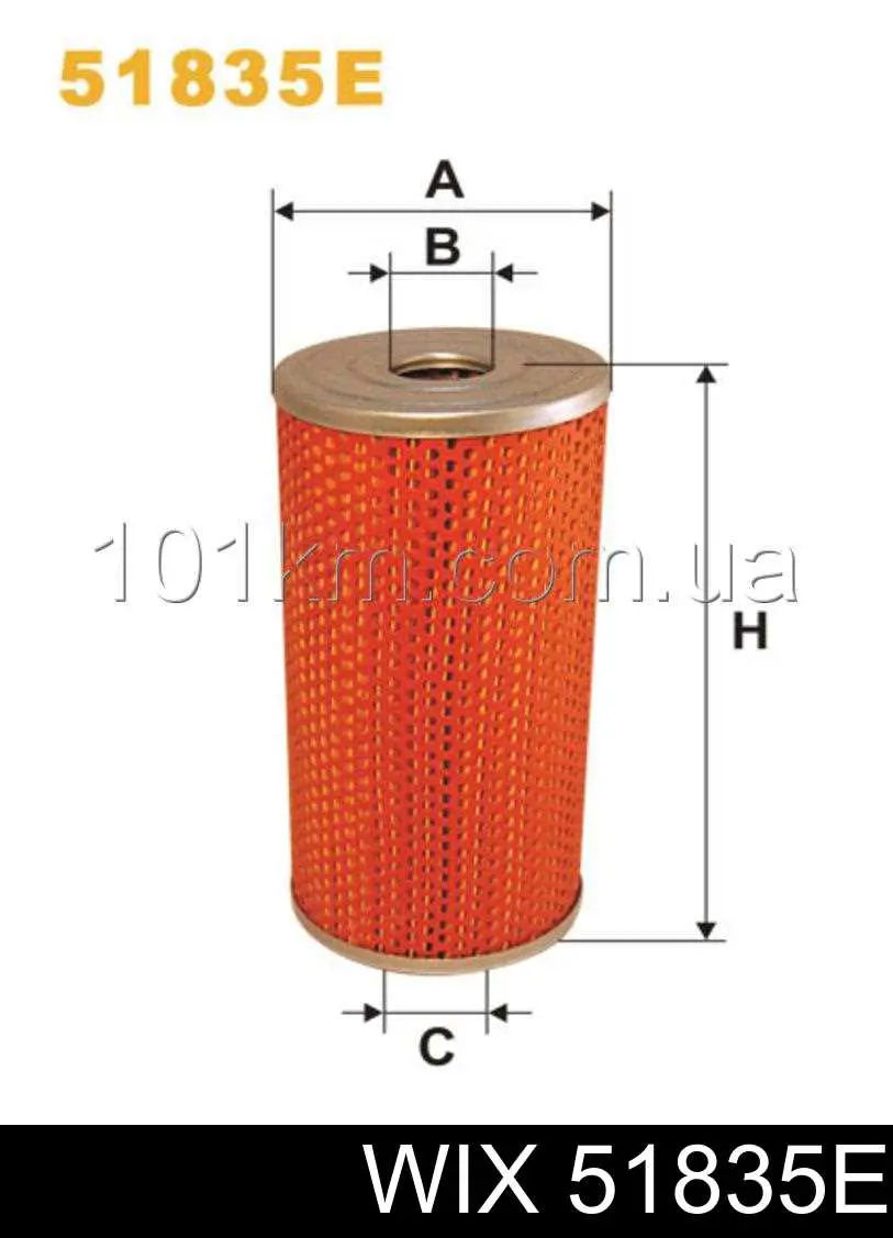 51835E WIX filtro hidráulico