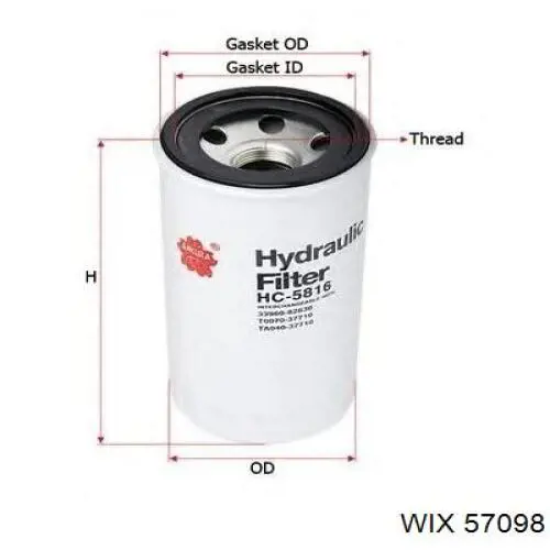 Comprar P551779 Donaldson Filtro del sistema hidráulico