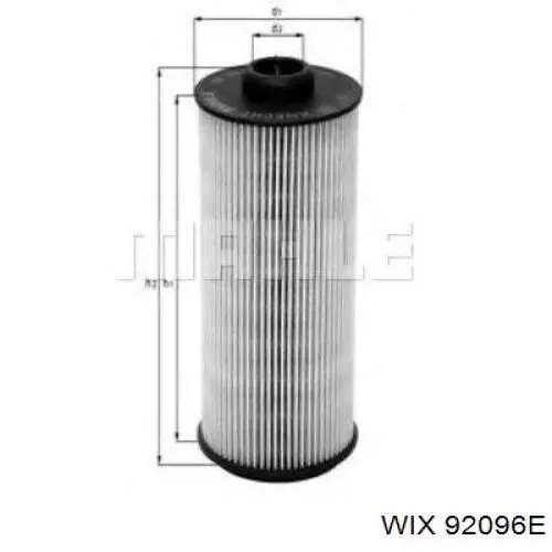Filtro de aceite WIX 92096E