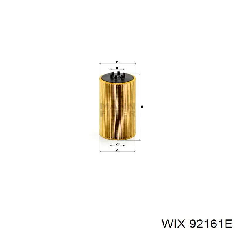 92161E WIX filtro de aceite
