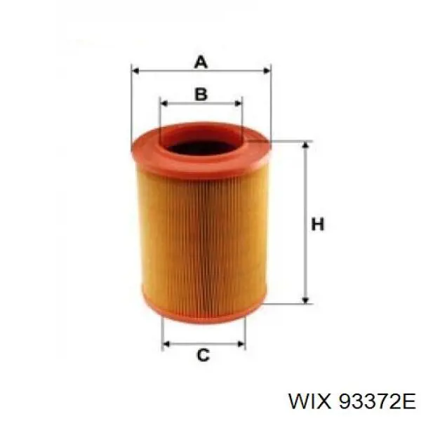Comprar 93372E WIX Filtro de aire