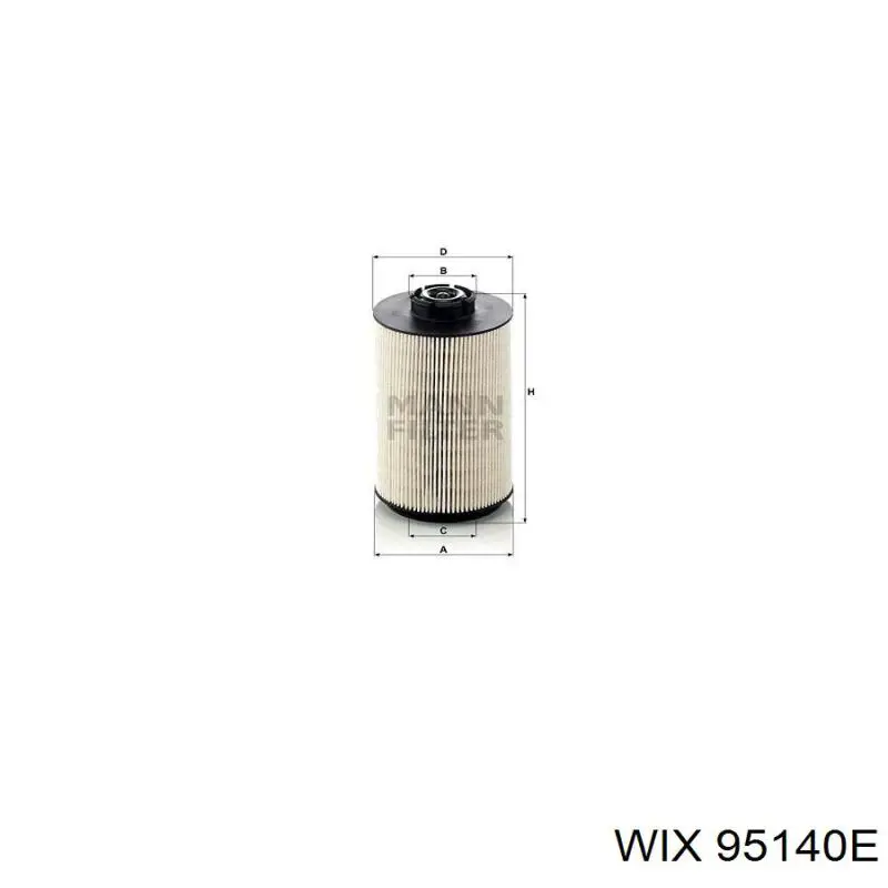 95140E WIX filtro combustible