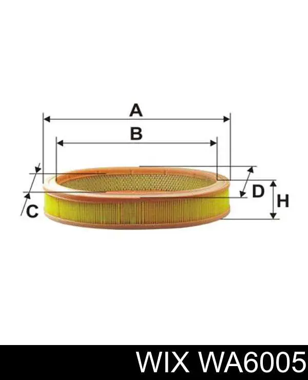 Comprar WA6005 WIX Filtro de aire