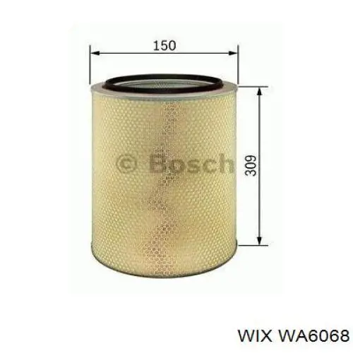 El filtro de aire WIX WA6068 precio, desde 27,53 EUR