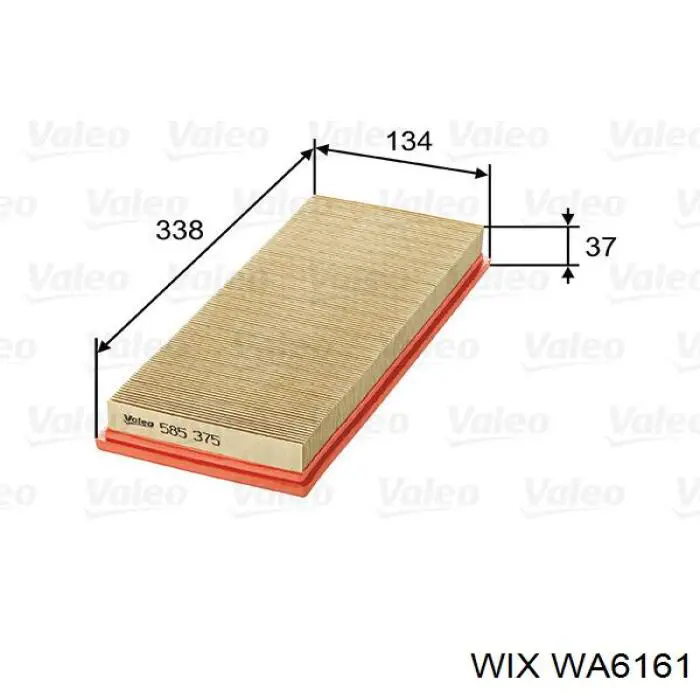 El filtro de aire WIX WA6161 precio, desde 6,35 EUR