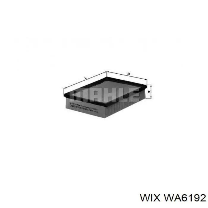 WA6192 WIX filtro de aire