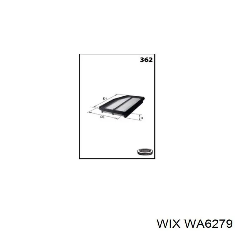 WA6279 WIX filtro de aire