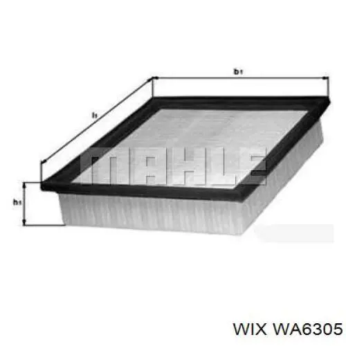 El filtro de aire WIX WA6305 precio, desde 5,83 EUR