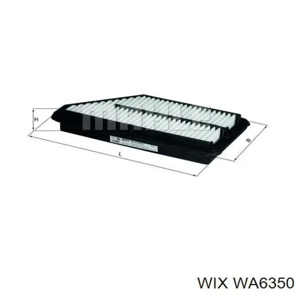 WA6350 WIX filtro de aire