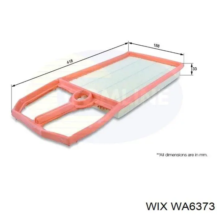 El filtro de aire WIX WA6373 precio, desde 9,18 EUR