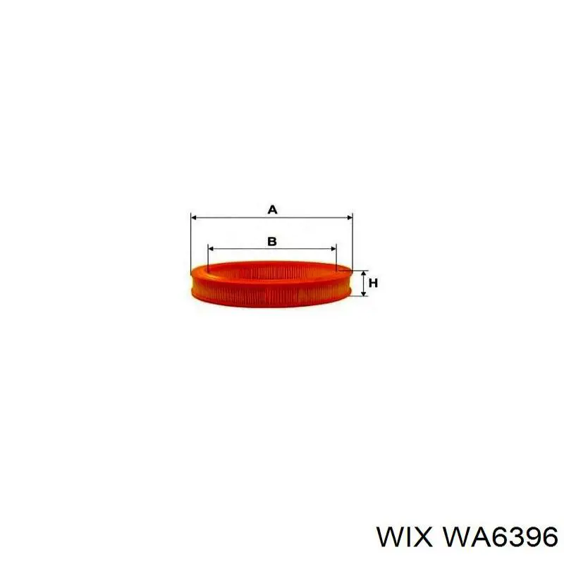 WA6396 WIX filtro de aire