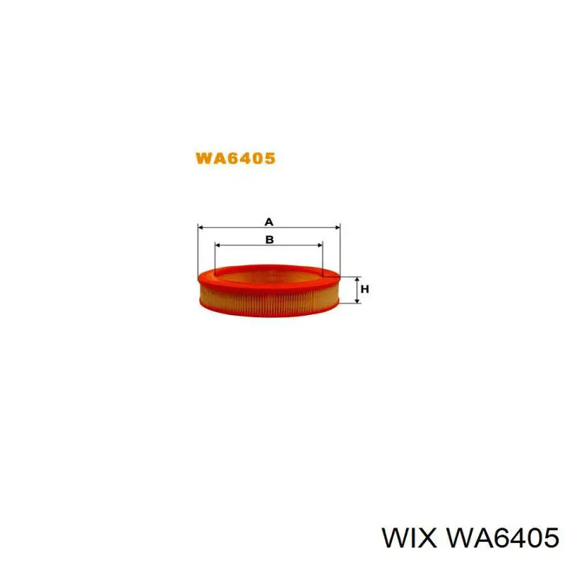 WA6405 WIX filtro de aire