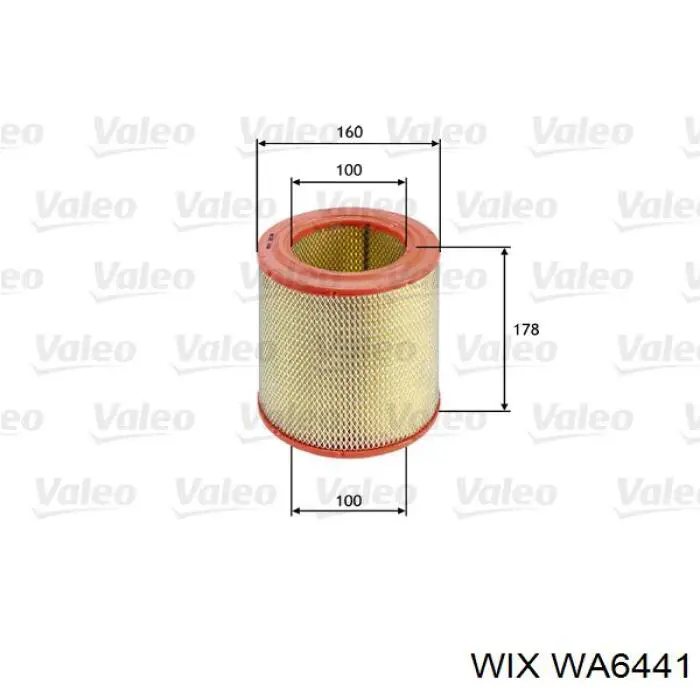WA6441 WIX filtro de aire