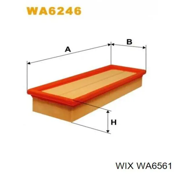 WA6561 WIX filtro de aire