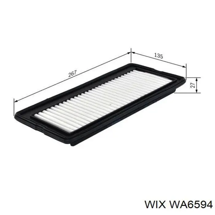 El filtro de aire WIX WA6594 precio, desde 9,06 EUR