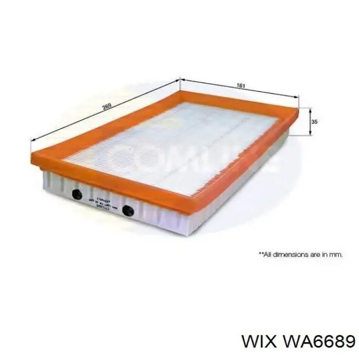 Comprar WA6689 WIX Filtro de aire