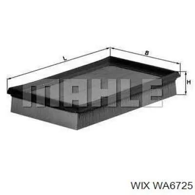 WA6725 WIX filtro de aire