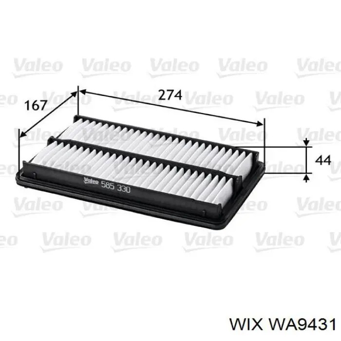 Comprar WA9431 WIX Filtro de aire