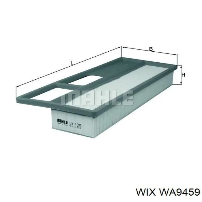WA9459 WIX filtro de aire