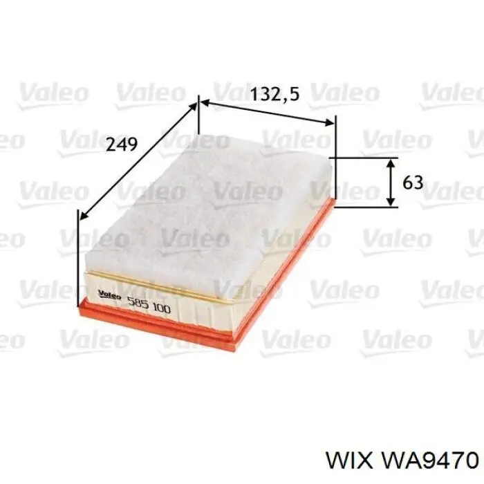 Comprar WA9470 WIX Filtro de aire